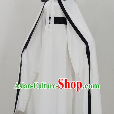 Drama Round Neck Xiaosheng Costumes Crying Spirit Costumes Shaoxing Opera Huangmei Opera Costumes