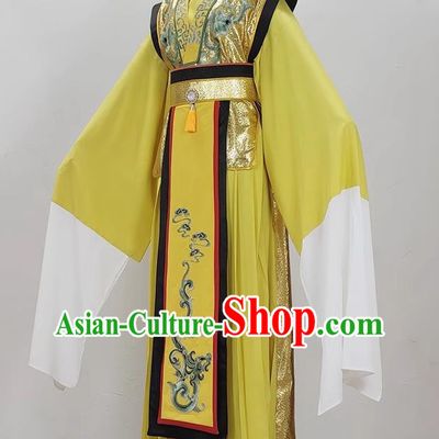 Drama Costumes Ancient Costumes New Shaoxing Opera Xiaosheng Clothes Huangmei Opera Performance Costumes Emperor Dragon Robes Opera Costumes