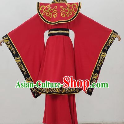 Drama Queen Zhen Huan Costumes Ancient Costumes Shaoxing Opera Huangmei Opera Costumes New Large Sleeve Huadan Clothes Opera Costumes