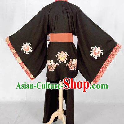 Black Drama Zhu Bajie Costumes Ancient Costumes Shaoxing Opera Huangmei Opera Costumes Large Sleeved Xiaosheng Clothes