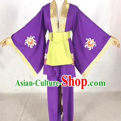 Purple Drama Zhu Bajie Costume Ancient Costume Yue Opera Huangmei Opera Costume Large Sleeved Student Clothes