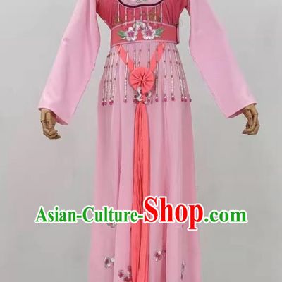 Maid And Palace Maid Split Embroidered Yue Opera Hua Dan Costume Drama Opera Performance Costume Dance Costume