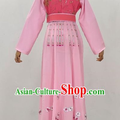Maid And Palace Maid Split Embroidered Yue Opera Hua Dan Costume Drama Opera Performance Costume Dance Costume