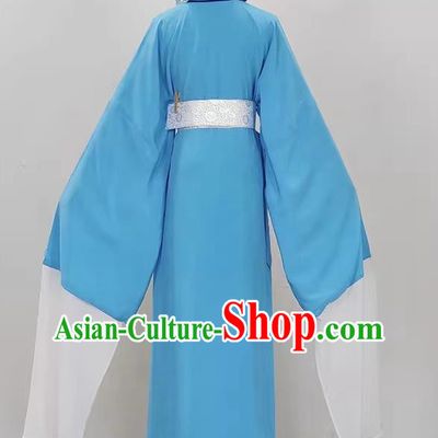 Silk Flower Delivery Club Embroidered Slant Collar Xiaosheng Yi Costume Drama Opera Yue Opera Cantonese Opera Qiong Opera Huangmei Opera