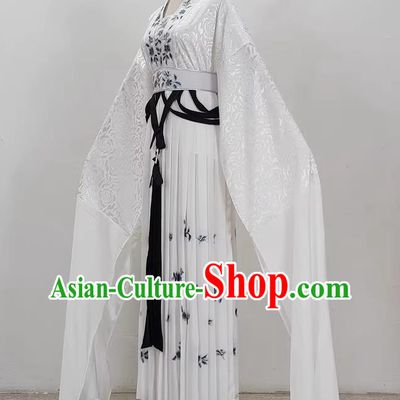 Split Costume At The Memorial Ceremony For The Husband Drama Yue Opera Qiong Opera Huangmei Opera Costume And Dance Performance Costume