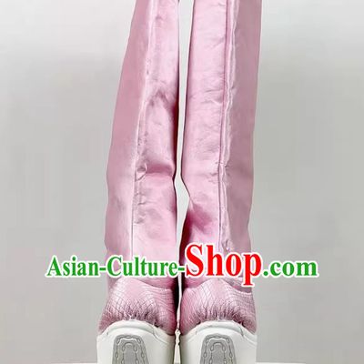 Yue Opera Meng Lijun Satin Nano Bottom 2 Inch High Top Performance Shoes Drama Opera Yue Opera Huangmei Opera Dance