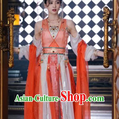 China Xianxia Drama Fairy Ye Xiwu Dresses Till The End of The Moon Ancient Princess Costumes
