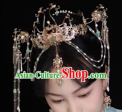 China Ancient Empress Hair Jewelry Handmade Song Dynasty Princess Hairpins Hanfu Headband China Ancient Empress Hair Jewelry Handmade Song Dynasty Princess Hairpins Hanfu Headband