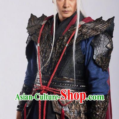 Till The End of The Moon Warrior God Di Min Replica Clothing China Xianxia TV Series Ancient General Costumes