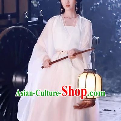 China Xianxia TV Series Ancient Swordswoman Dress Till The End of The Moon Fairy Ye Bingchang Replica Clothing