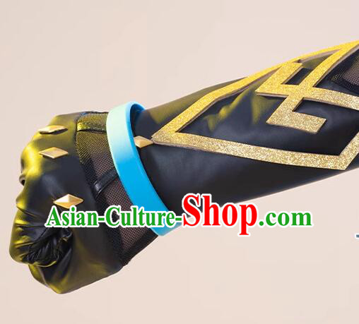 Genshin Female Knight Blue Dress Handmade Woman Sexy Clothing Cosplay Ye Lan Costume Genshin Female Knight Blue Dress Handmade Woman Sexy Clothing Cosplay Ye Lan Costume