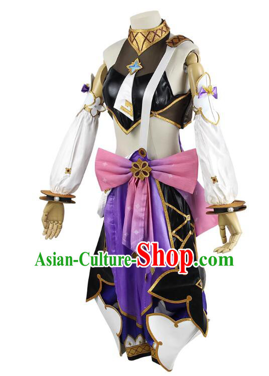 Genshin Cosplay Dolly Costume Young Lady Dress Handmade Role Playing Clothing Genshin Cosplay Dolly Costume Young Lady Dress Handmade Role Playing Clothing