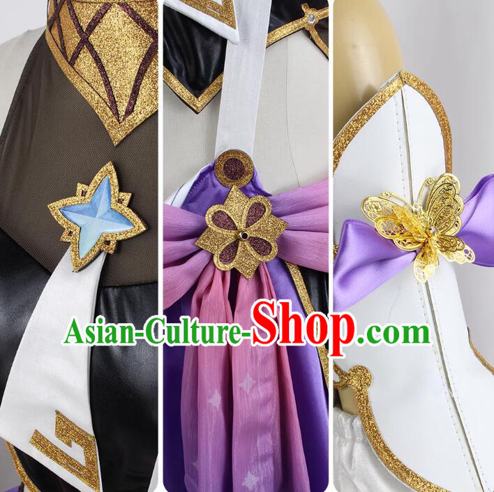Genshin Cosplay Dolly Costume Young Lady Dress Handmade Role Playing Clothing Genshin Cosplay Dolly Costume Young Lady Dress Handmade Role Playing Clothing