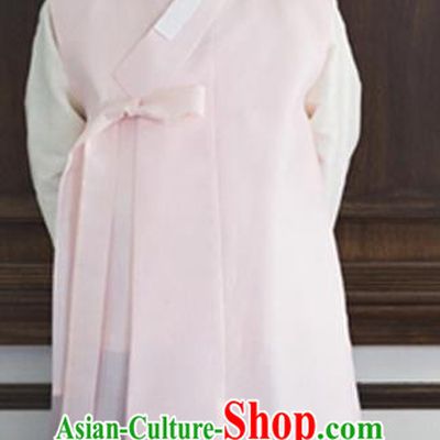Korean Traditional Costumes Ancient Groom Clothing Handmade Male Hanbok Pink Vest White Top and Grey Pants Complete Set