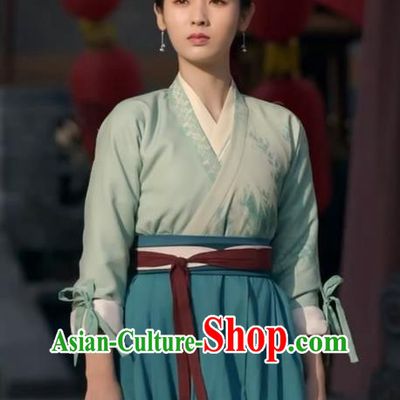 China Traditional Woman Hanfu Drama Lost Track of Time Lu An Ran Clothing Ancient Village Lady Historical Costumes