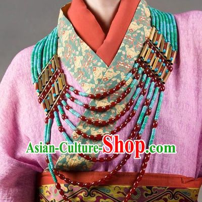 China Handmade Hanfu Agate Beads Necklet Ancient Empress Necklace Warring States Period Noble Woman Jewelry