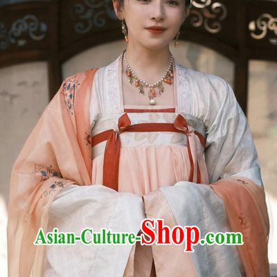 Ancient China Noble Woman Clothing Traditional Chinese Tang Dynasty Female Hanfu Dress TV Series Drama Go East Yuchi Hua Costume