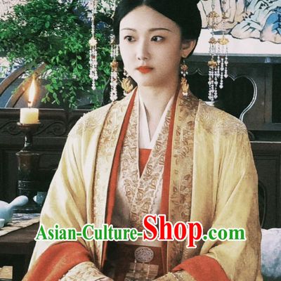 TV Series Drama Go East Empress Costume Ancient China Royal Queen Clothing Traditional Chinese Tang Dynasty Court Woman Hanfu
