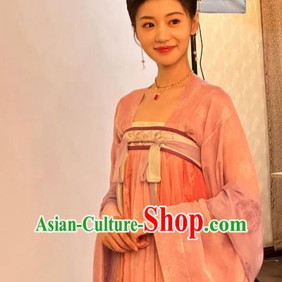 TV Series Drama Go East Lin Su Su Costume Ancient Chinese Tang Dynasty Woman Clothing Traditional China Noble Lady Hanfu Dress