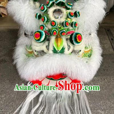 Traditional Chinese Radish Fut San Lion Dancing Instruments Handmade Lion Dance Head Dancing Lion Costume Complete Set