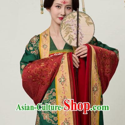 TV Series Drama Strange Tales of Tang Dynasty Court Woman Song A Mi Costume Ancient Chinese Empress Clothing Traditional China Hanfu Dress