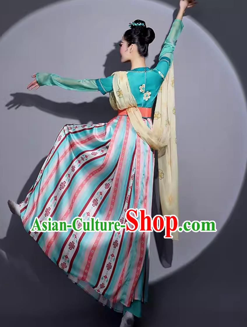 Chinese Chang An Tang Dance Costume Traditional Woman Hanfu Dress China Classical Dance Clothing Chinese Chang An Tang Dance Costume Traditional Woman Hanfu Dress China Classical Dance Clothing