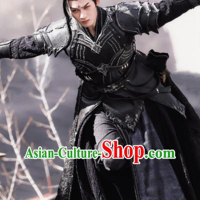 Ancient China Young General Clothing Traditional Chinese Hanfu Wuxia TV Series Drama Burning Flames Warrior Nitian Erxing Costume