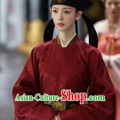 Ancient China Female Offical Clothing Traditional Chinese Tang Dynasty Hanfu TV Series Drama Follow Your Heart Princess Jiang Suo Luo Costume