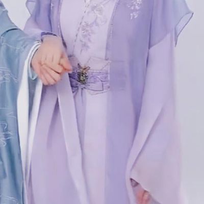 Traditional Chinese Lilac Hanfu Dress TV Series Drama Lost You Forever Xiao Yao Costume Ancient China Princess Fairy Clothing