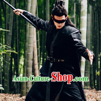 TV Series Qing Yu Nian Kung Fu Master Wu Zhu Costume Ancient China Swordsman Clothing Traditional Chinese Warrior Hanfu Outfit
