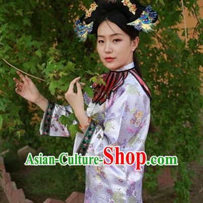 Chinese Qing Dynasty Empress Costume Ancient China Manchu Woman Clothing Story of Yanxi Palace Court Lady Dress