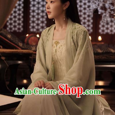 Traditional Chinese Young Woman Hanfu Dress TV Series Qing Yu Nian Fan Ruo Ruo Costume Ancient China Noble Lady Clothing