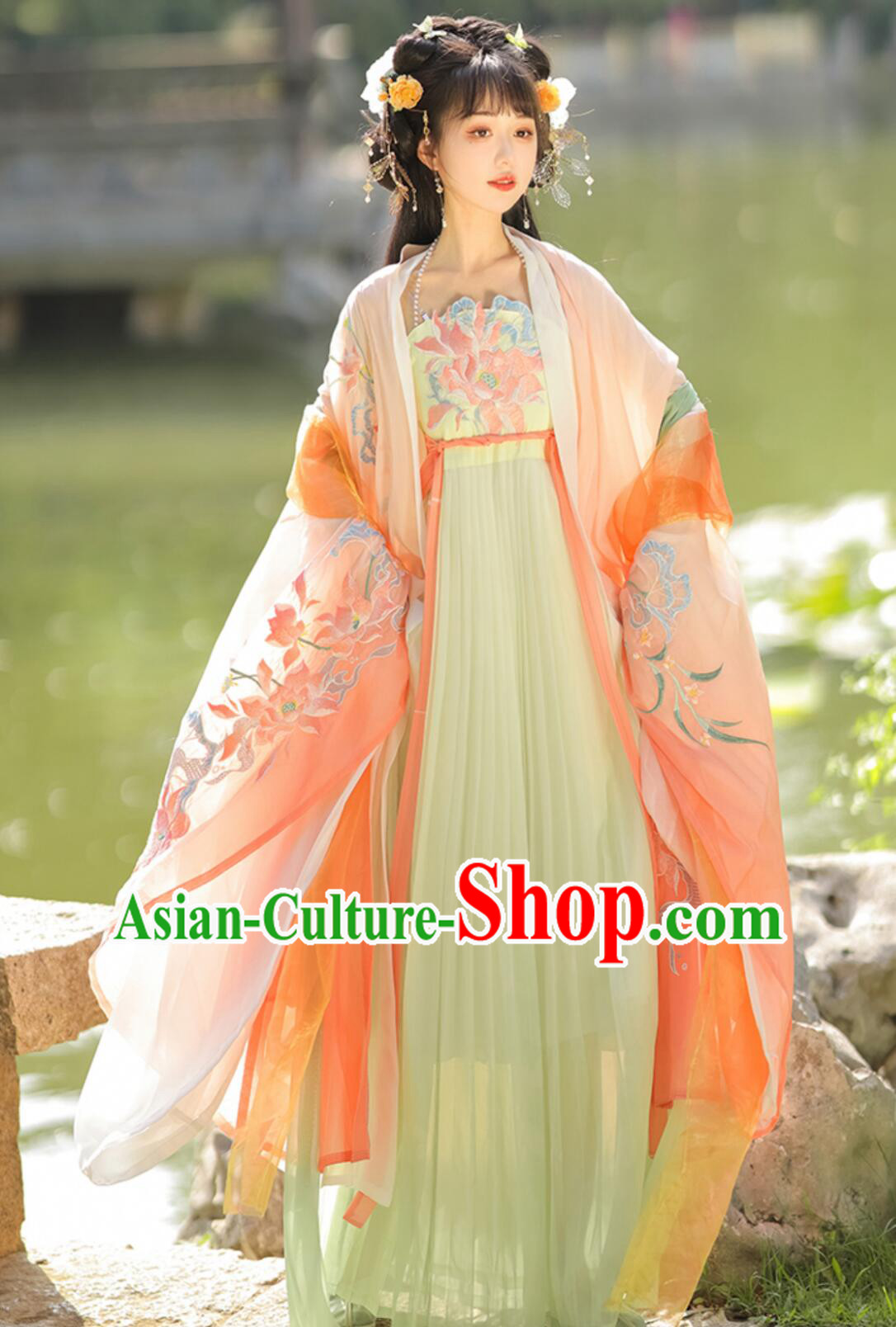 Ancient China Young Lady Costume Traditional Chinese Clothing Tang Dynasty Princess Hanfu Dress Ancient China Young Lady Costume Traditional Chinese Clothing Tang Dynasty Princess Hanfu Dress