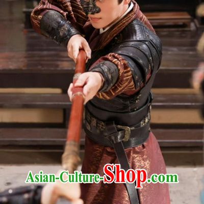 TV Series Drama Follow Your Heart Yan Nan Xing Shang Bie Li Costume Ancient China Swordsman Clothing Traditional Chinese Tang Dynasty Jin Wu Wei Grand Commander Garment