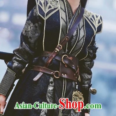 Traditional Chinese Hanfu Dress TV Series Drama Tiger and Crane Demon Bender Qi Yan Ran Costume Ancient China Female General Clothing