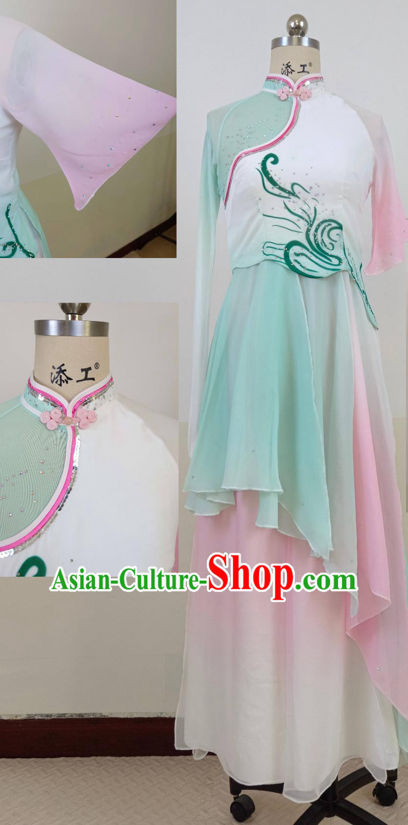 Chinese Folk Dance Clothing Taoli Cup Dance Contest Yangko Costume Women Yangge Dance Dress Chinese Folk Dance Clothing Taoli Cup Dance Contest Yangko Costume Women Yangge Dance Dress