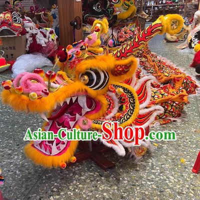 Chinese New Year Parade Dragon Dance Costume Celebration Giant Dragon Handmade Traditional Dragon Dancing Props