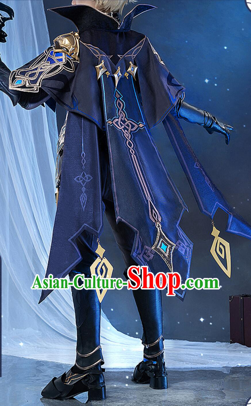 Top Cosplay Costume Genshin Impact Dainsleif Outfit Halloween Clothing Top Cosplay Costume Genshin Impact Dainsleif Outfit Halloween Clothing