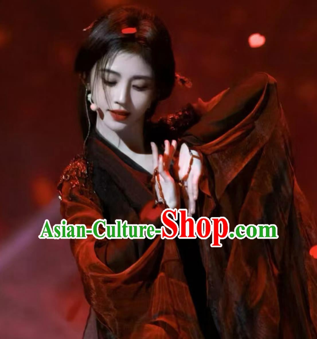 Woman Solo Dance Black Dress Chinese Classical Dance Costume Lotus Dance Clothing Woman Solo Dance Black Dress Chinese Classical Dance Costume Lotus Dance Clothing