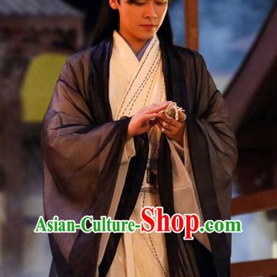 Chinese Ancient King Costumes TV Drama Mirror A Tale of Twin Cities Young Leader of Quan Xian Tribe Su Mo Clothing