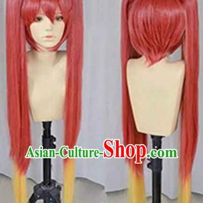 I Want To Become The Twin Tail Kanshu Souji Cos Wig