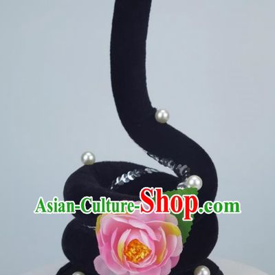 Classical Dance Headdress Lotus Picking Dance Hair Ornaments Fairy Stick Dunhuang Headband Flower Ornaments Floating Lotus Han And Tang Wigs