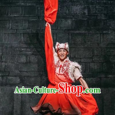 Northern Shaanxi Folk Song High End Dance Performance Costumes Group Dance China Ethnic Costumes Local Characteristic Folk Dance Costumes