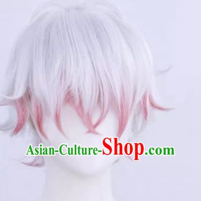 Identity V Patient Rare Medical Record Cos Wig Call of The Abyss White Layered Red