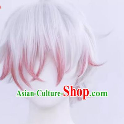Identity V Patient Rare Medical Record Cos Wig Call of The Abyss White Layered Red