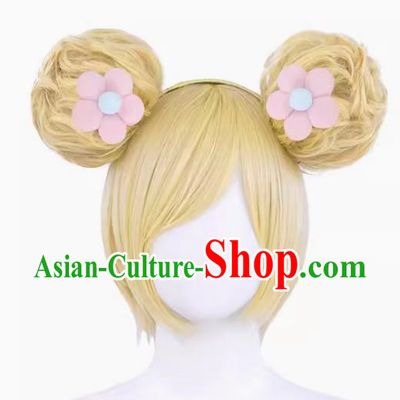 Little Flower Fairy Xia Anan Cos Wig Flower God Hair Accessories Big Hair Bag Flower Fairy Magic Envoy