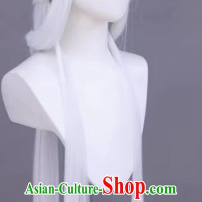 Cos Wig Jade Sword Legend White Style