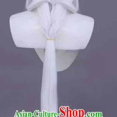Cos Wig Jade Sword Legend White Style