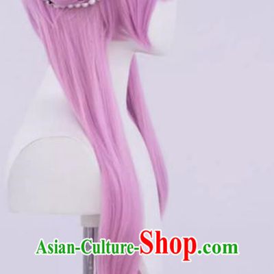 Star Sensing Cos Wig Inner Small Star Sea Fruit Special Tone Gradient Powder Layer Reverse Curling