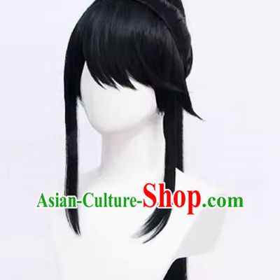 Codename Kite Achan Cos Wig Chan Otome Female To Ancient Style Natural Black Split Body